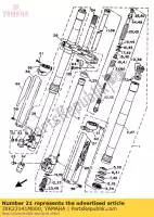 3XK23141M000, Yamaha, spr??yna, przedni widelec (k = 0,410) yamaha yz wr yzf yzlc wrz lc yzflc 250 125, Nowy