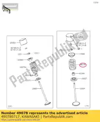 veermotor klep, inta zx636 van Kawasaki, met onderdeel nummer 490780717, bestel je hier online: