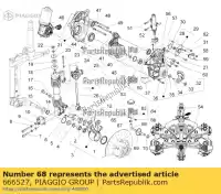 666527, Piaggio Group, Tubo de aceite del dispositivo antirrollamiento piaggio mp zapm75100 zapta0100 125 300 2011 2016 2017 2018 2019, Nuevo