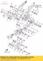 1C6F214100, Yamaha, albero, perno yamaha ttr230 230 , Nuovo