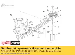 Aqui você pode pedir o primavera em Piaggio Group , com o número da peça AP8600166: