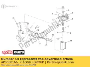 Piaggio Group AP8600166 primavera - Lado inferior