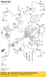 Suzuki 4488043H00 soporte, fi cont - Lado inferior