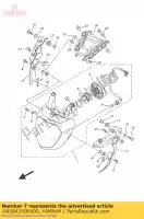 1WS843590000, Yamaha, cable, faro yamaha  mt 700 2014 2015 2016 2017, Nuevo