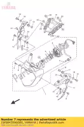 Aquí puede pedir cable, faro de Yamaha , con el número de pieza 1WS843590000: