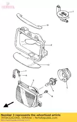 Here you can order the lens assy from Yamaha, with part number 3YF843202000: