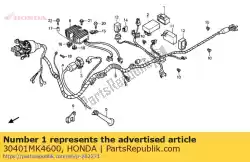 Here you can order the cushion, c. D. I. Unit from Honda, with part number 30401MK4600: