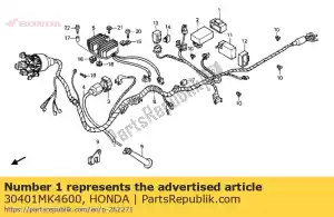 honda 30401MK4600 cojín, c.d.i. unidad - Lado inferior