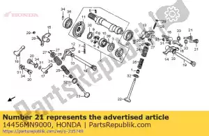 Honda 14456MN9000 eje b, brazo basculante - Lado inferior