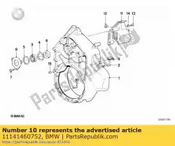 Here you can order the screw - m6x25 from BMW, with part number 11141460752: