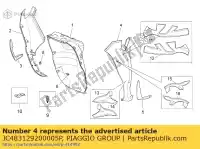 JC483129200005P, Piaggio Group, carénage avant gauche. gris aprilia scarabeo 125 2007, Nouveau