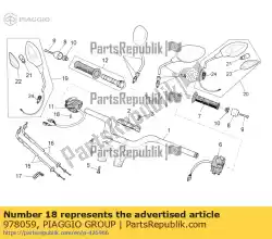 Qui puoi ordinare vite autofilettante da Piaggio Group , con numero parte 978059: