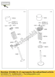 Ici, vous pouvez commander le cale, t = 2,700 kx250t6f auprès de Kawasaki , avec le numéro de pièce 921800175: