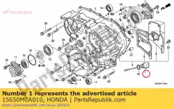 Aqui você pode pedir o medidor, nível de óleo em Honda , com o número da peça 15650MCA010: