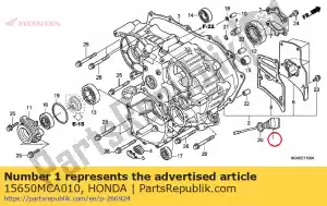 honda 15650MCA010 gauge, oil level - Bottom side