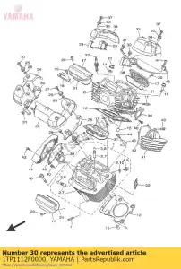 yamaha 1TP1112F0000 plate 2 - Bottom side