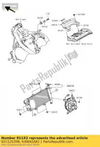 kawasaki 921520398 collar er650a6s - Bottom side