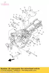 Ici, vous pouvez commander le inconnue auprès de Yamaha , avec le numéro de pièce JT1836140000: