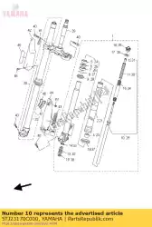 cilinder comp., voorvork van Yamaha, met onderdeel nummer 5TJ23170C000, bestel je hier online: