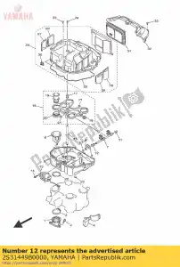 yamaha 2S31449B0000 arbusto, 3 - Lado inferior