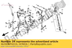 Ici, vous pouvez commander le valve de retard assy auprès de Honda , avec le numéro de pièce 46300KFG016: