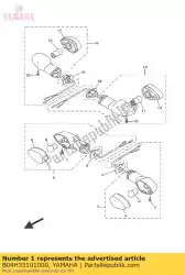 Tutaj możesz zamówić przednie ? Wiat? O migacza od Yamaha , z numerem części B04H33101000: