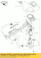 510440767, Kawasaki, tube-assy zx1000nff kawasaki h2 h2r 1000 2015 2016, Nuovo