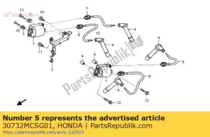 honda 30732MCSG01 cavo, alta tensione (2) - Il fondo