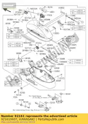 Qui puoi ordinare serranda vn1700c9f da Kawasaki , con numero parte 921610607: