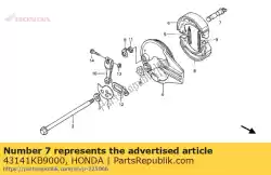 Aquí puede pedir no hay descripción disponible en este momento de Honda , con el número de pieza 43141KB9000: