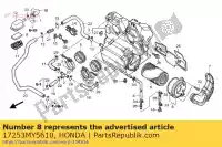 17253MY5610, Honda, tube, raccord de filtre à air honda cb cbf 500 1995 1996 1997 1998 1999 2000 2002 2004 2006 2007 2008, Nouveau