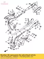 3HK147660200, Yamaha, podk?adka, ochraniacz yamaha tdr 250 1988 1990, Nowy