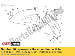 Aprilia AP8161201, Buitenste steun, OEM: Aprilia AP8161201