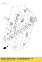 5110317H50, Suzuki, demper, assy, ??r suzuki gsf 650 2007 2008 2009 2010 2011 2012, Nieuw