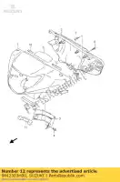 9442303H00, Suzuki, poduszka, panel n suzuki gsx r uh ux 125 150 200 600 750 2007 2008 2009 2010 2011, Nowy