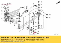 geen beschrijving beschikbaar van Honda, met onderdeel nummer 46505MFJD01, bestel je hier online: