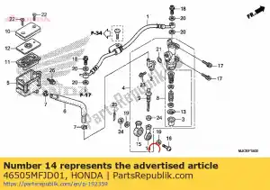 honda 46505MFJD01 geen beschrijving beschikbaar - Onderkant