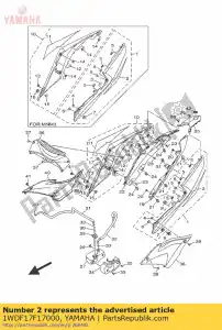 yamaha 1WDF17F17000 graphic, 1 - Bottom side