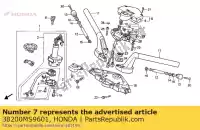 38200MS9601, Honda, plaque assy., fusible honda ntv revere  ntv650 650 , Nouveau