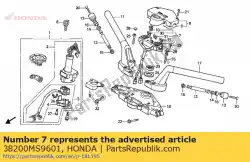 Here you can order the plate assy.,fuse from Honda, with part number 38200MS9601: