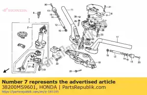 Honda 38200MS9601 plate assy.,fuse - Bottom side