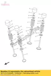 Qui puoi ordinare sollevatore, valvola da Yamaha , con numero parte 3D7121530000: