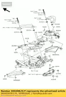 36040009017K, Kawasaki, cover-coda, fr, lh, m.d.bla kawasaki kle versys b a abs 650 , Nuovo