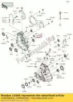 110650062, Kawasaki, 01 tappo, scatola ingranaggi, rh kawasaki  400 2017 2018 2019 2020 2021, Nuovo