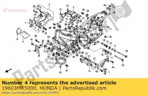 Honda 19603MR5000 plate,l.engine he - Bottom side