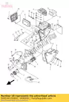 5VKE441E0000, Yamaha, boîtier, filtre à air 1 yamaha xt 660 2004 2005 2006 2007 2008 2009 2010 2011 2014, Nouveau