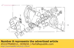 Qui puoi ordinare pistone, 32x28,5 da Honda , con numero parte 45107MAN911: