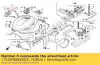 17520MBB000ZE, Honda, conjunto de tanque, combustível (wl) * tipo 2 1 * (tipo 2 1) honda vtr 1000 1997 1998, Novo