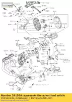 391561838, Kawasaki, pad, lwr zx1000nff kawasaki h2 1000 2015 2016, Novo