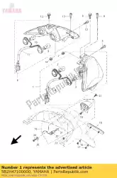 Aqui você pode pedir o montagem da luz traseira em Yamaha , com o número da peça 5B2H47100000: